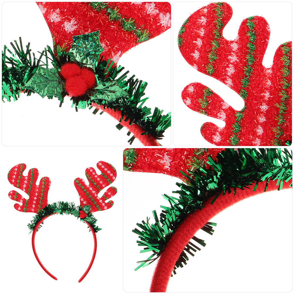 2 Piezas Diadema de Cuernos de - Reindeer Antlers Headband reseña y precio