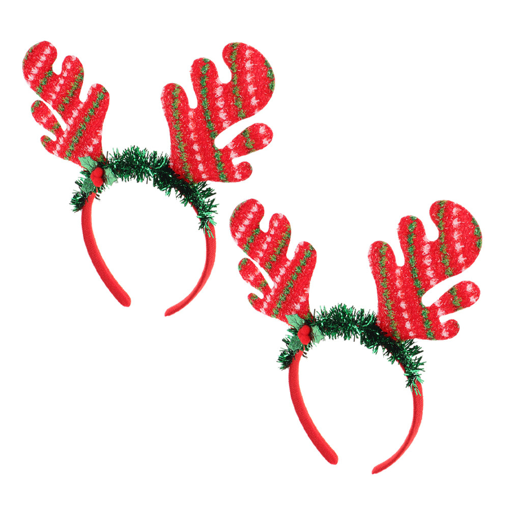 2 Piezas Diadema de Cuernos de - Reindeer Antlers Headband reseña y precio