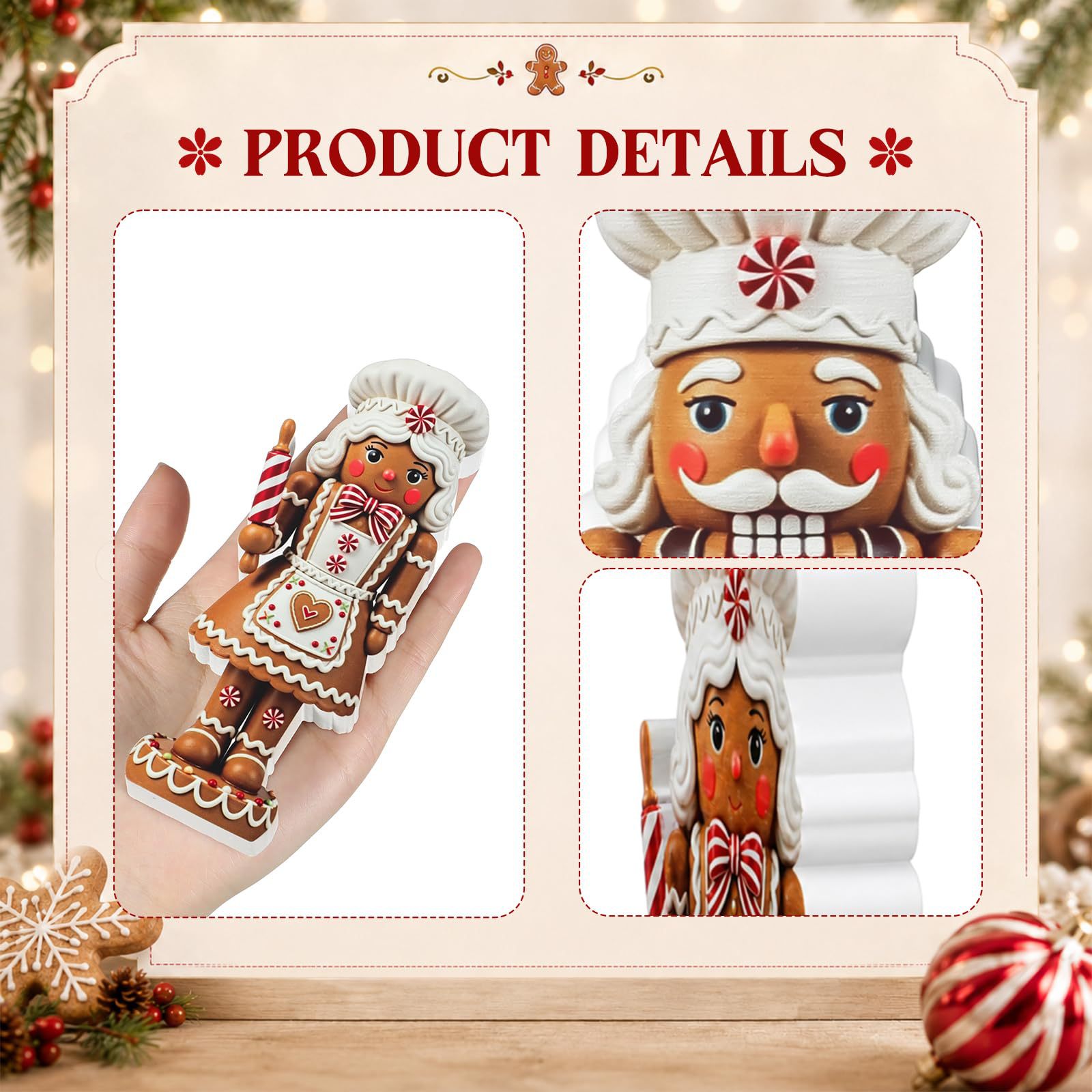 Juego de 2 piezas de cascanuec - Nutcracker Figurine reseña y precio