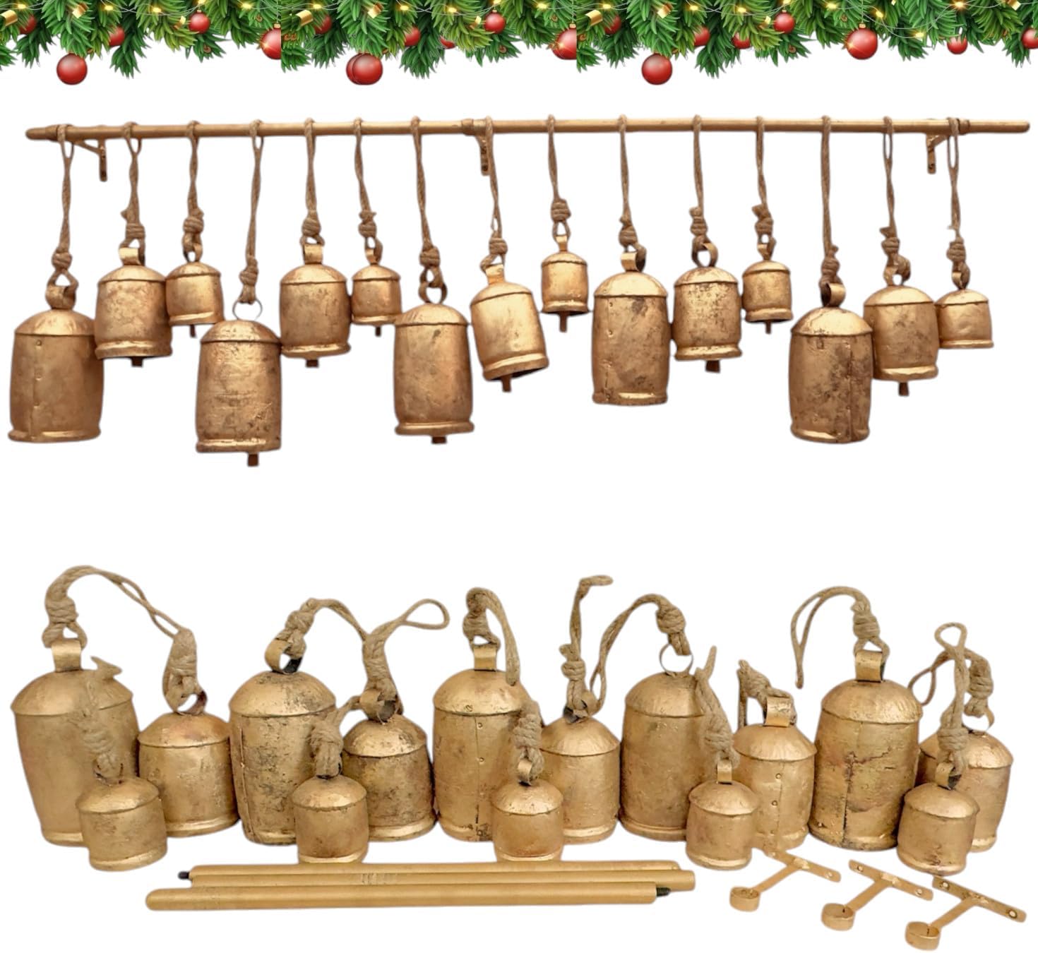Campanas Navideñas Gigantes Rú - Christmas Stocking Hanging reseña y precio