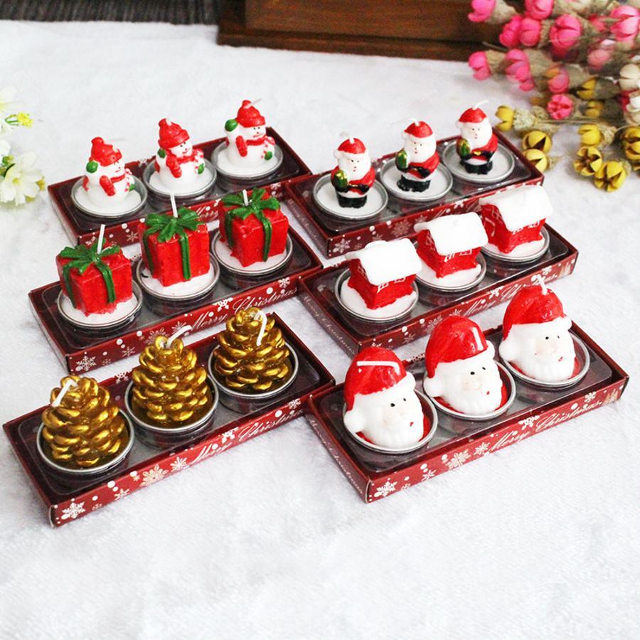 Juego de 3 velas decorativas n - Holiday Candle Set reseña y precio