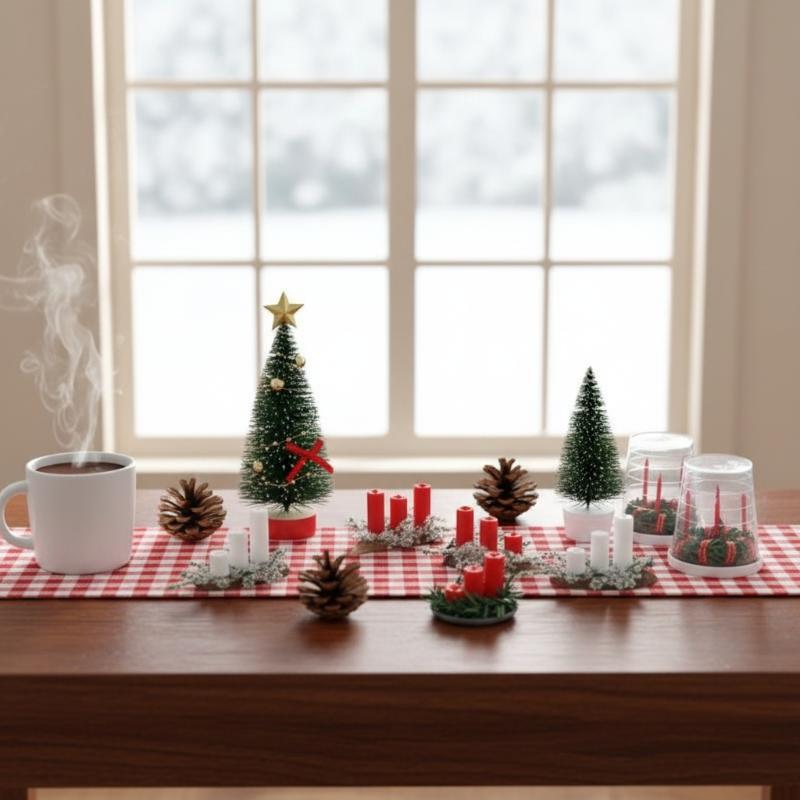 ! Accesorios para escena navid - Holiday Candle Set reseña y precio