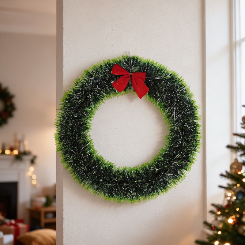 Guirnalda navideña sencilla de - Tinsel Garland Decoration reseña y precio
