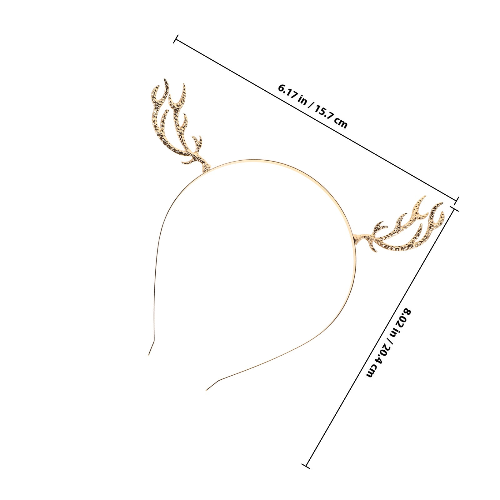 Diadema de disfraz navideño co - Reindeer Antlers Headband reseña y precio