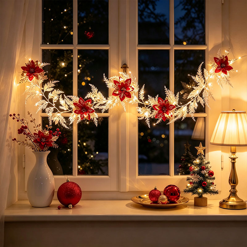 Guirnalda navideña blanca con  - Led Fairy String Lights reseña y precio