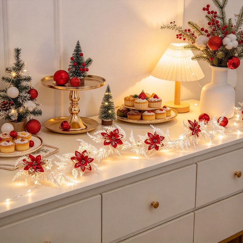 Guirnalda navideña blanca con  - Led Fairy String Lights reseña y precio
