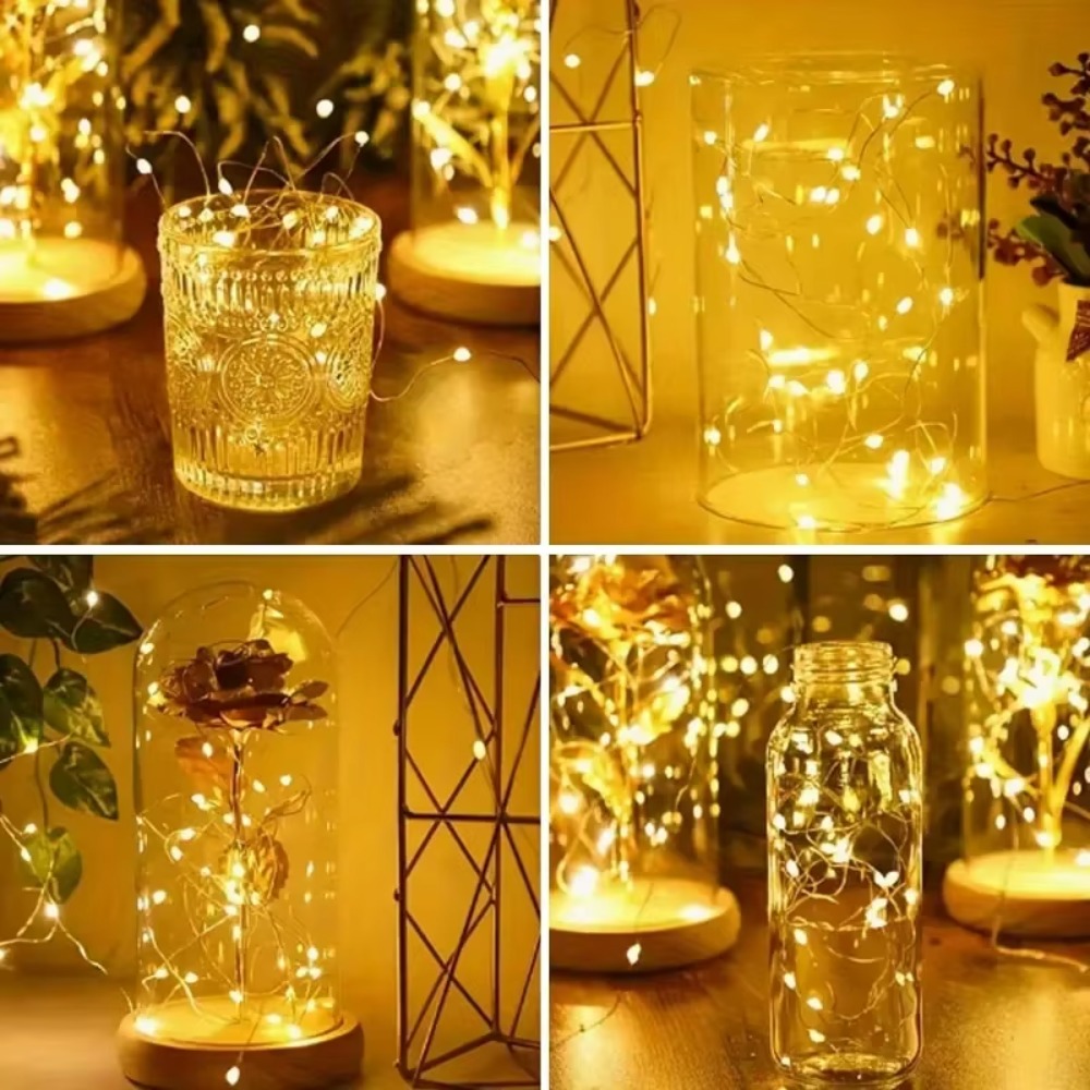 Guirnalda de luces LED con cab - Led Fairy String Lights reseña y precio